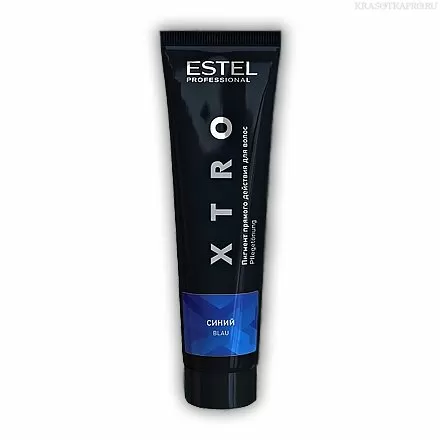 Пигмент прямого действия для волос Xtro Синий