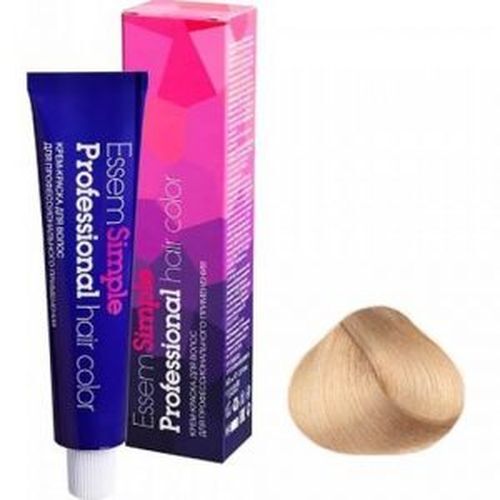 Стойкая крем-краска Essem simple 10.1 Очень светлый платиновый блондин