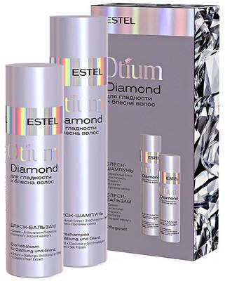 Набор для гладкости и блеска волос Otium Diamond