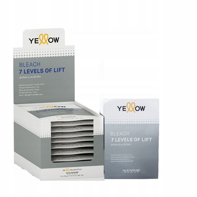 Порошок для обесцвечивания волос до 7 уровней Yellow bleach