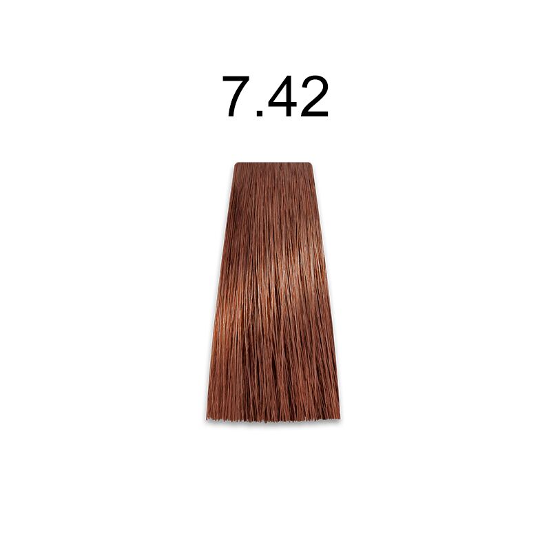 Краситель Baco color 7.42 Медно-фиолетовый блондин