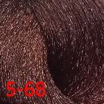 Дт 5-68 крем-краска стойкая для волос, светло-коричневый шоколадный красный Delight trionfo