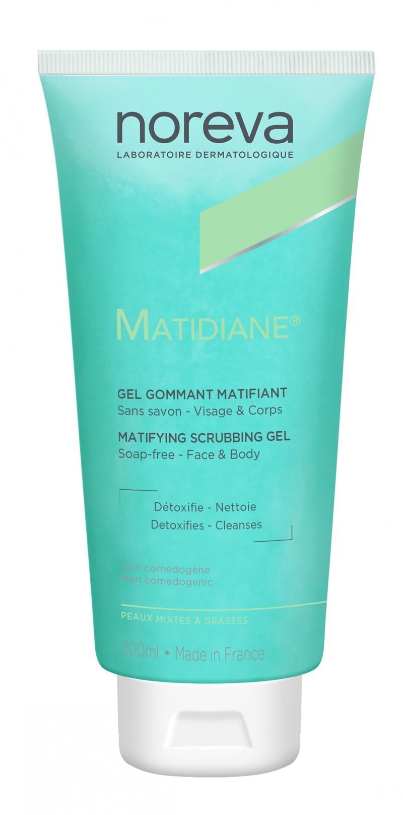 Очищающий отшелушивший гель для лица и тела Matidiane