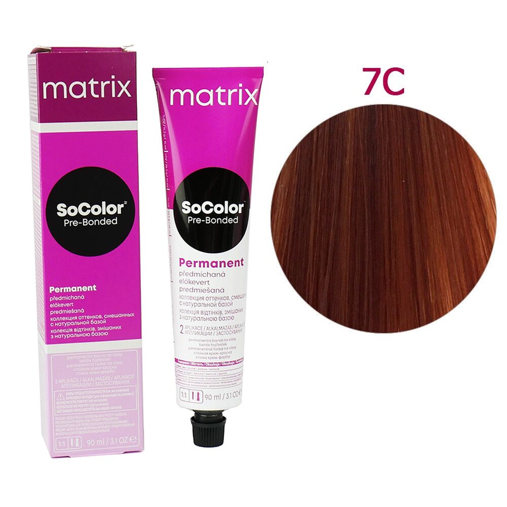 Краска 7C блондин медный Socolor beauty