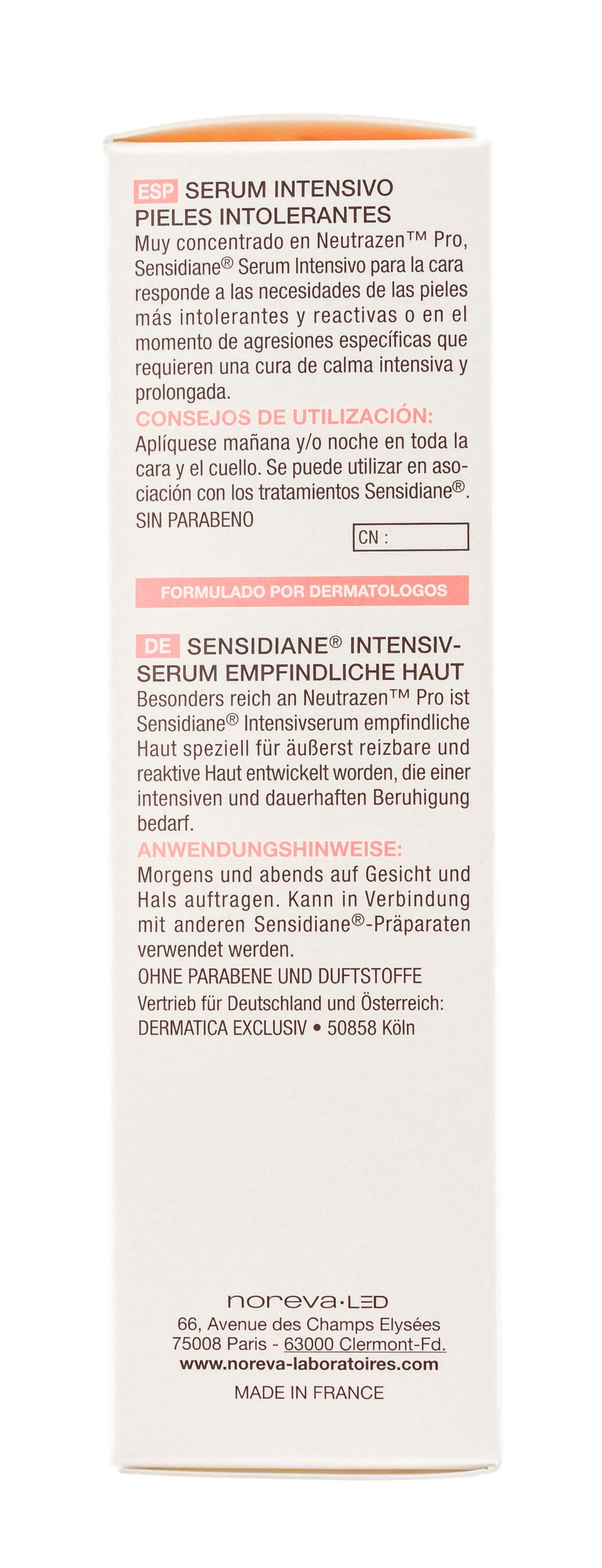 Интенсивная успокаивающая сыворотка для лица Sensidiane