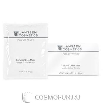 Зеленая моделирующая маска со спирулиной Spirulina Green Mask