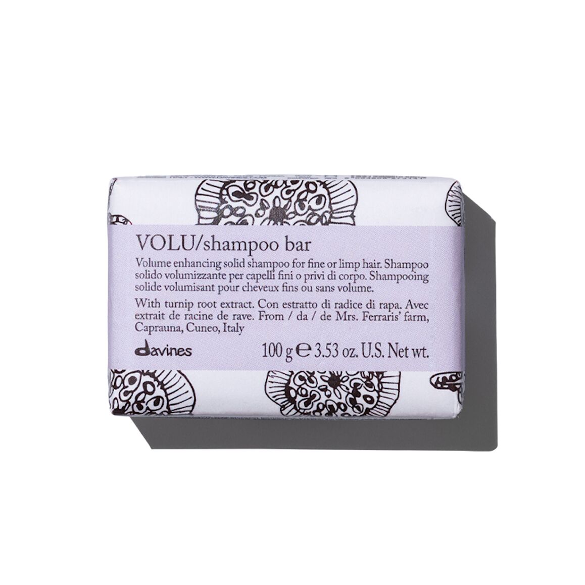 Твёрдый шампунь для придания объема волосам - VOLU shampoo bar