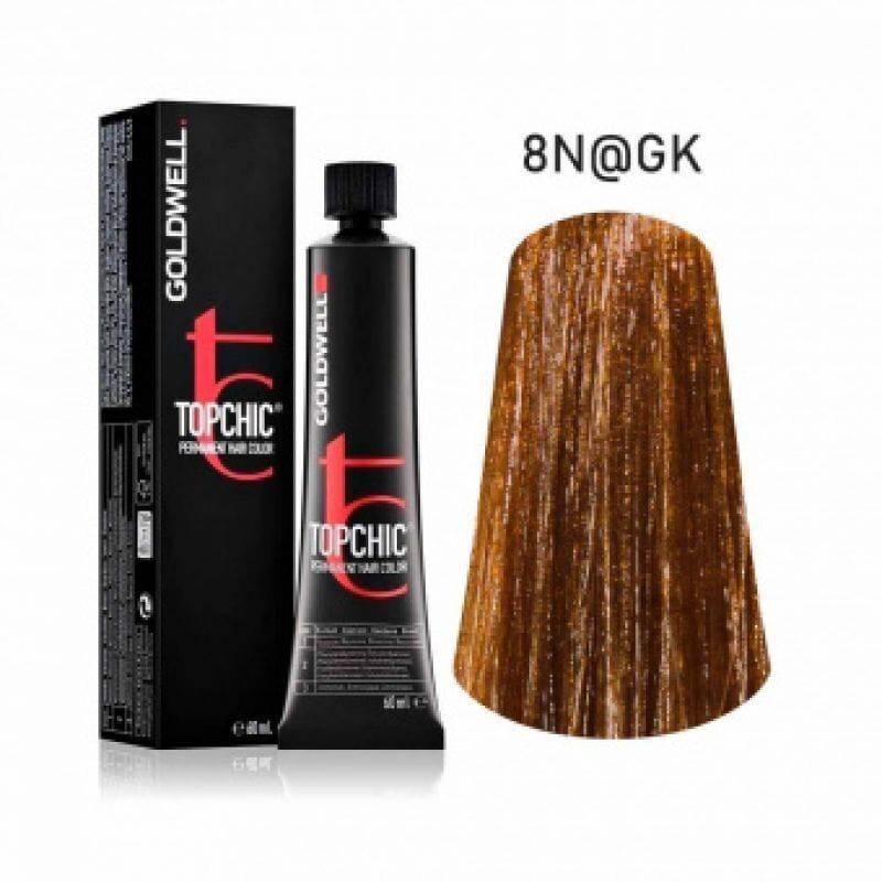 Стойкая крем-краска Goldwell Topchic 8n@gk