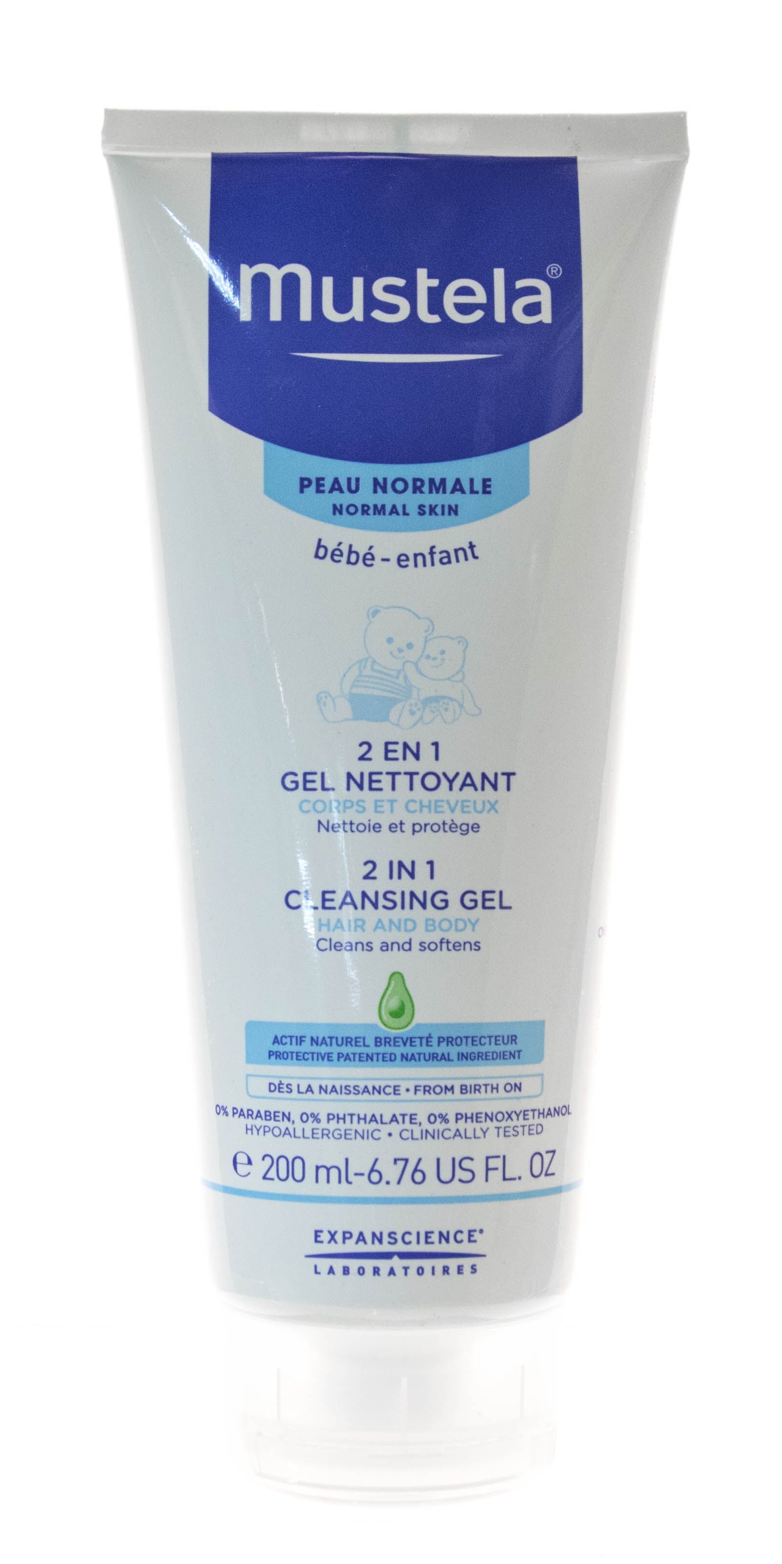 Гель для купания два в одном Mustela