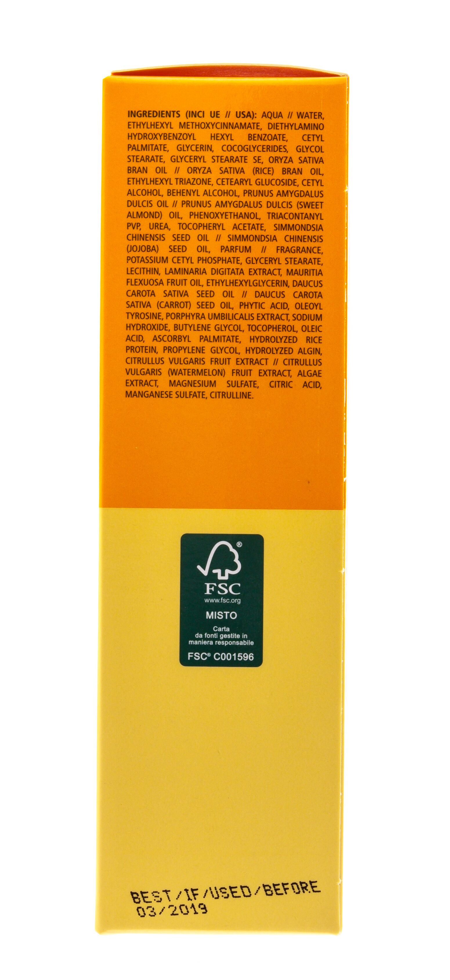 Солнцезащитный крем SPF 15 Solare