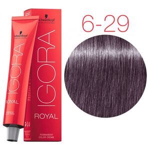 Igora Royal 6-29 Тёмный русый пепельный фиолетовый