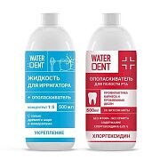 Набор : Жидкость для ирригатора Waterdent Global white