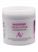 Крем-скраб малиновый для тела Raspberry cream scrub aravia laboratories