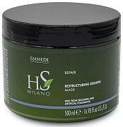 Маска восстанавливающая для ослабленных волос HS Milano repair restructuring keratin