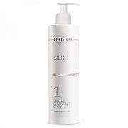 Нежный крем для очищения кожи Silk gentle cleansing cream  шаг 1