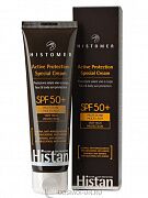 Крем солнцезащитный для чувствительной кожи Histan sensitive skin active protection SPF 50+ 