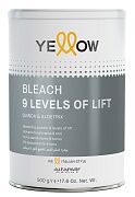 Порошок для обесцвечивания волос до 9 уровней Yellow bleach