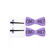 Заколки для фиксации волос лавандовые Hair up bow pin purple