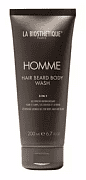 Очищающий, увлажняющий и освежающий гель для тела, волос и бороды Hair Beard Body Wash