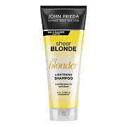 Шампунь осветляющий для натуральных, мелированных и окрашенных волос Sheer blonde go blonder