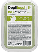 Горячий био-парафин  с натуральным маслом оливы Depiltouch