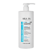 Шампунь бессульфатный увлажняющий для восстановления сухих обезвоженных волос Hydra pure shampoo