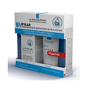 Набор Lipikar : Липидовосстанавливающий бальзам и очищающий гель-крем Lipikar Syndet AP+